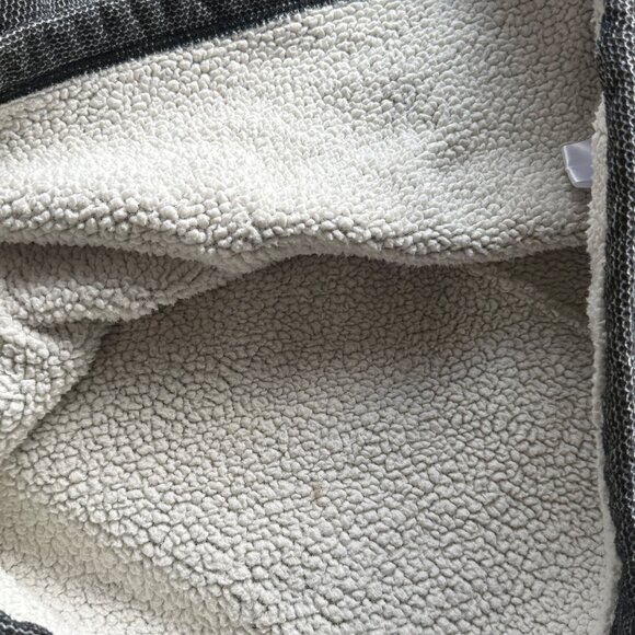 Orvis Half-Zip Fleece-Lined Pullover Gray Heather Size Large Warm Winter Layer - Picture 9 of 9